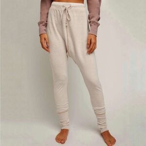 𝅺Free People Cozy All Day Harem Leggings/Joggers In Pink Daytime Fireworks